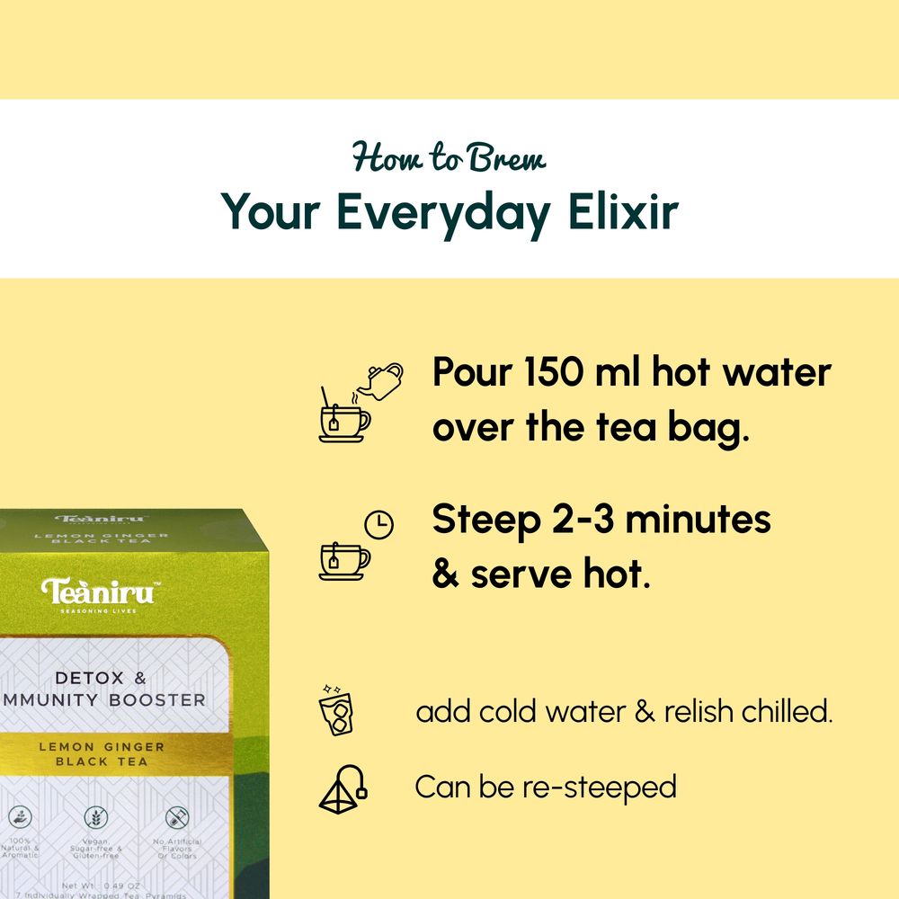 How to brew Lemon Ginger Black Tea